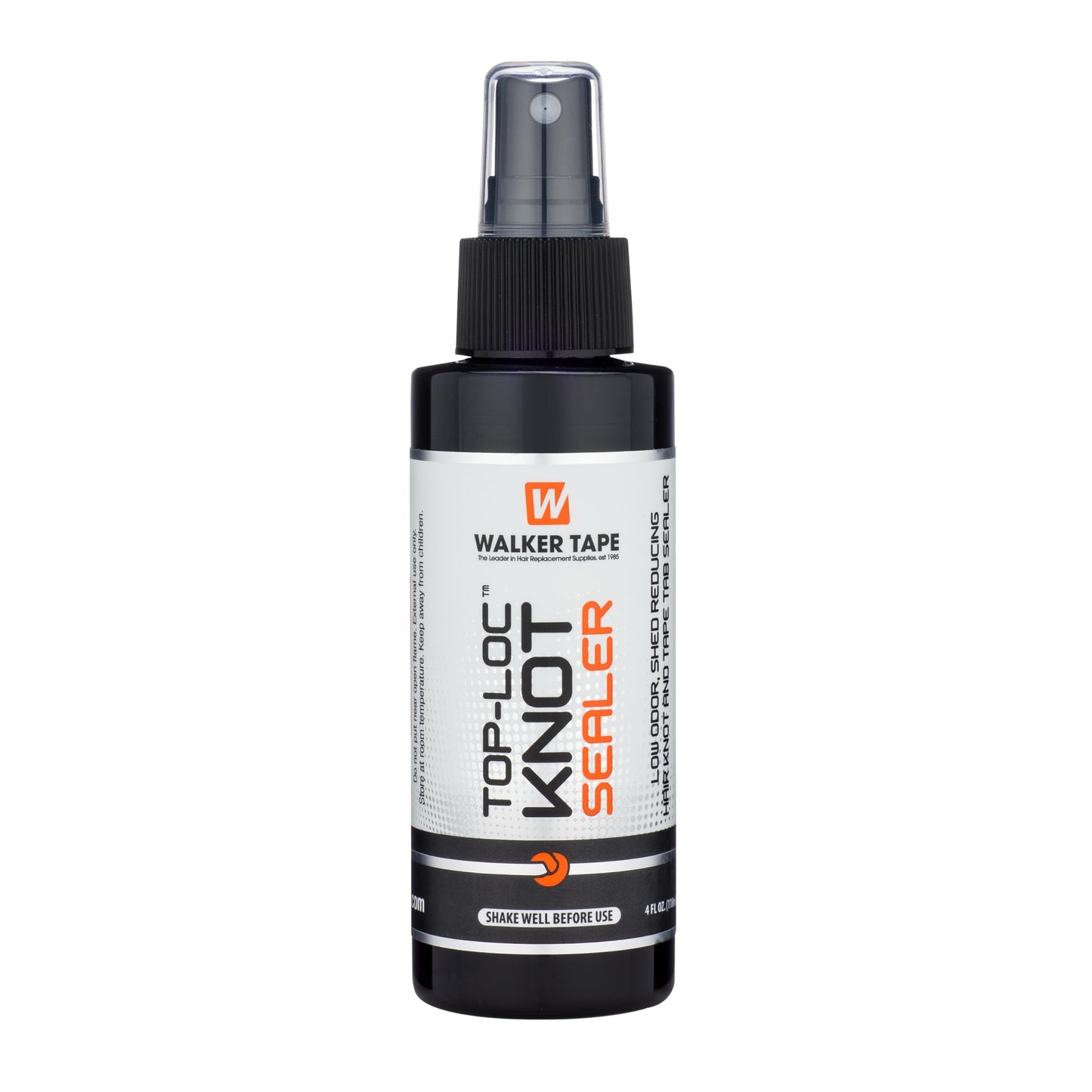 Walker Tape Top-Loc Knot Sealer Spray 4 fl oz, Mesh System Protector for Delicate Knots, Reduces Shedding and Extends Hairpiece Life, Professional