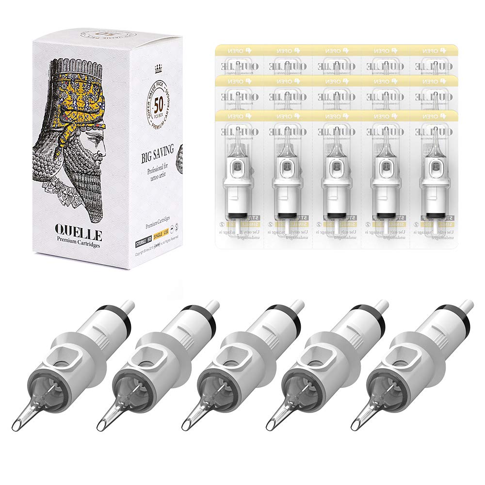 HAWINK SMP Tattoo Cartridges Needles 20Pcs #08 (5RL) Permanent Makeup 3 Round Liner 0.25mm Needle Microblading Hair Scalp for Tattoo Rotary Pen Supply Beauty and Personal Care HAWINK Default Title