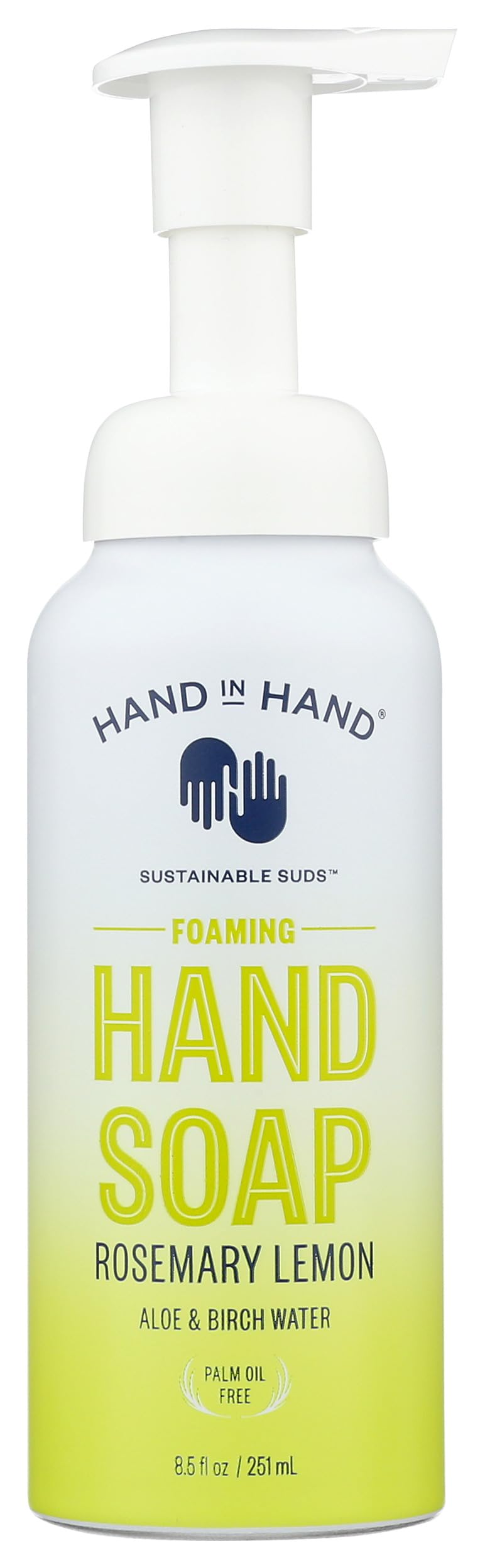 Hand In Hand, Soap Hand Foaming Rosemary Lemon, 9 Fl Oz