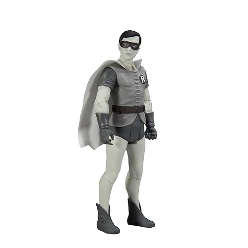 DC Retro Batman 1966 6 Inch Action Figure Wave 5 - Robin Black & White