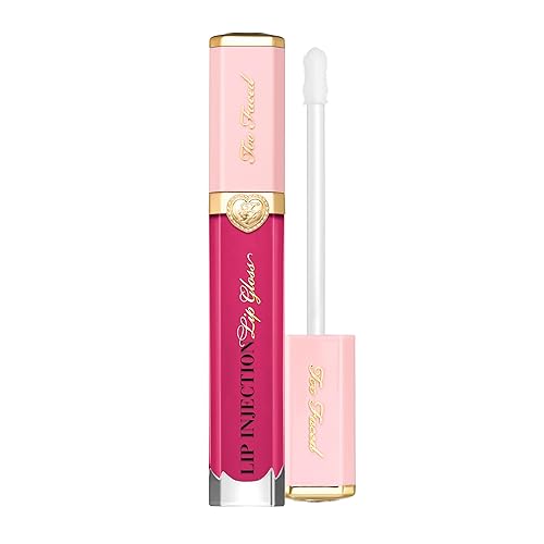 Too Faced Lip Injection Power Plumping Lip Gloss | Hydrating, High-Shine Gloss | Vitamins A + E | 0.22 Fl Oz, People Pleaser