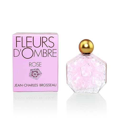 Fleurs D'ombre Rose Eau De Toilette Spray for Women by Jean Charles Brosseau, 3.4 Ounce