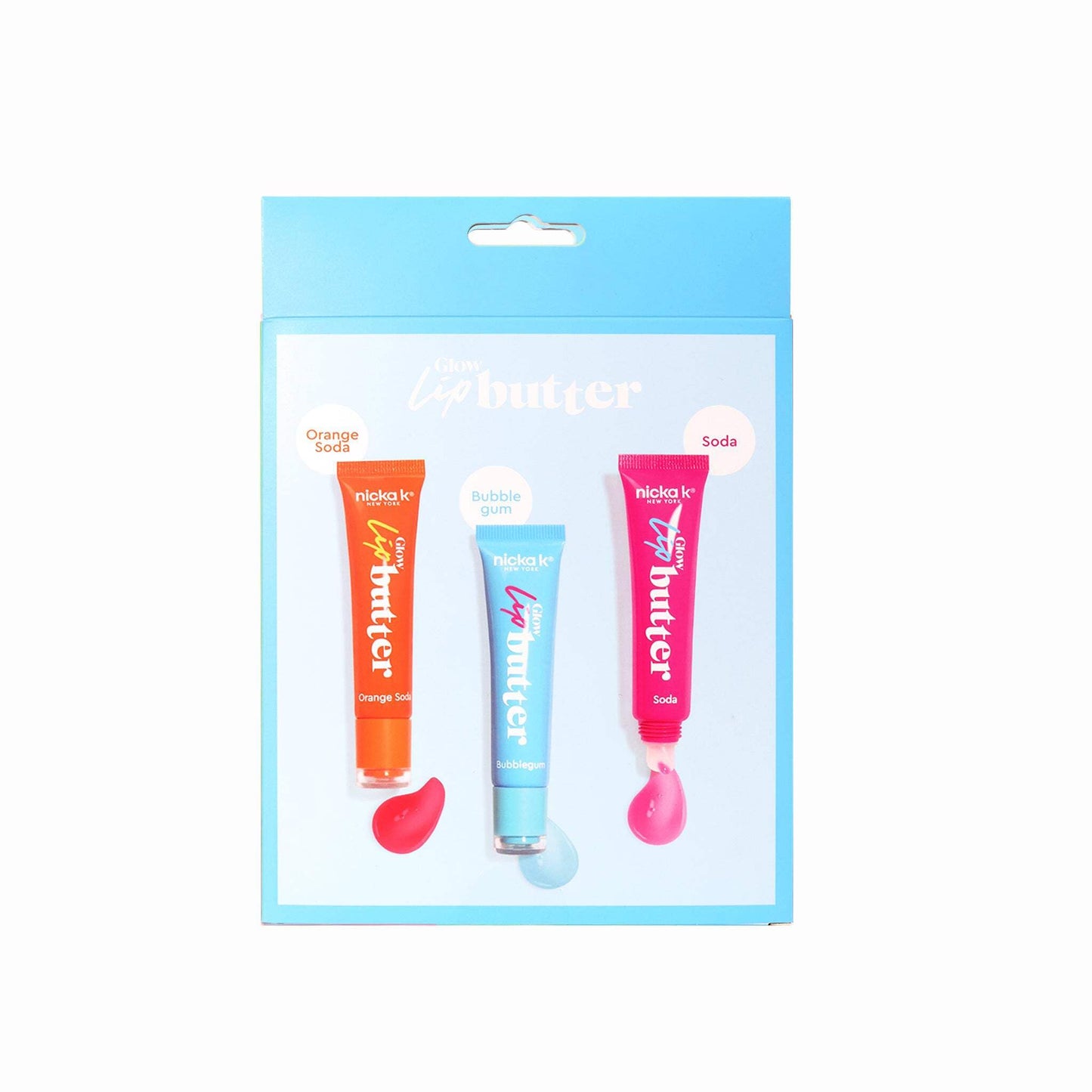 NICKA K NEW YORK Glow Lip Butter, Hydrate, Silky Shin, Soft Smooth and Radiant Lips (MLBT02 Fizz Pop)