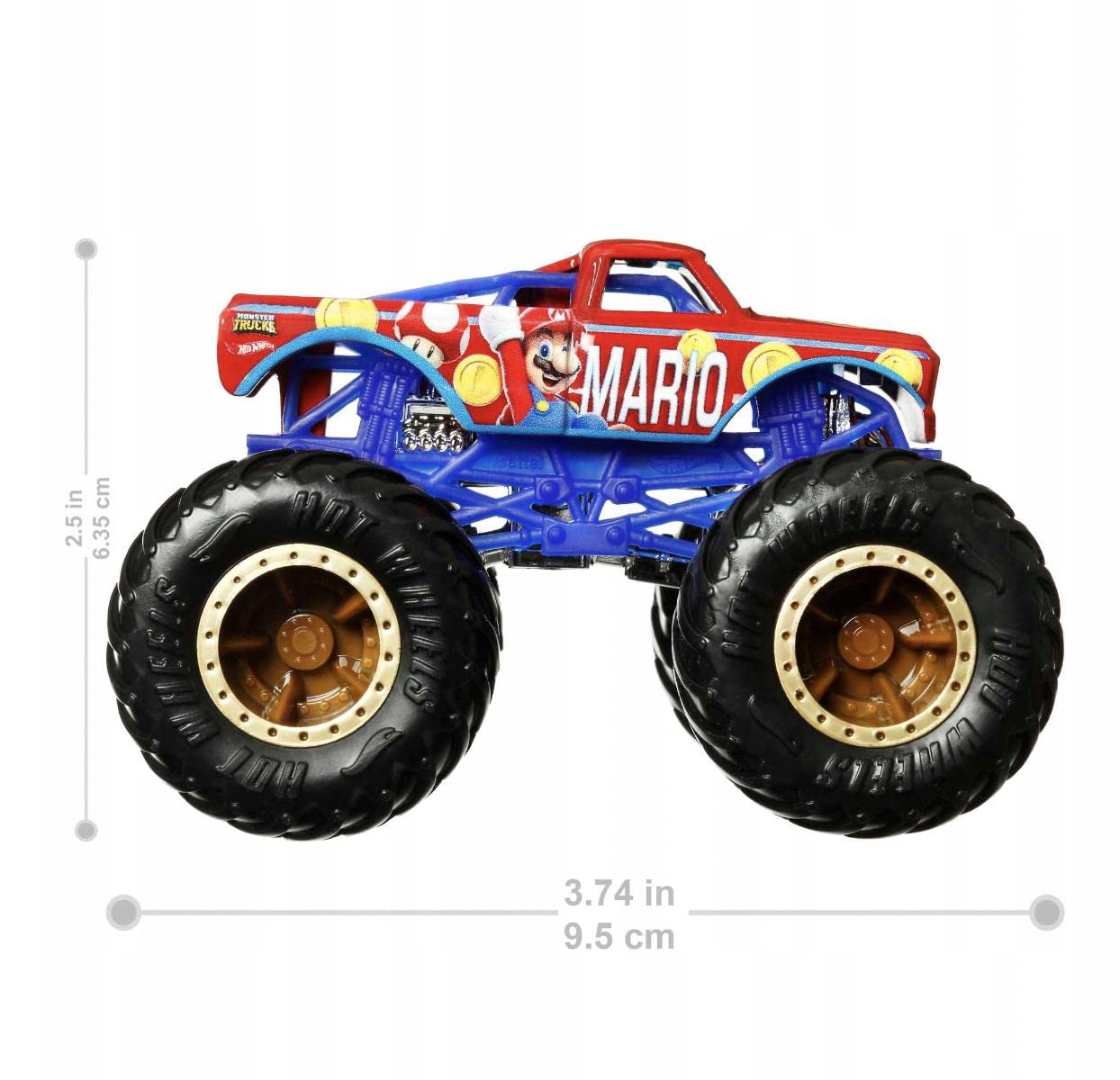 Hot Wheels Super Mario Monster Trucks Series