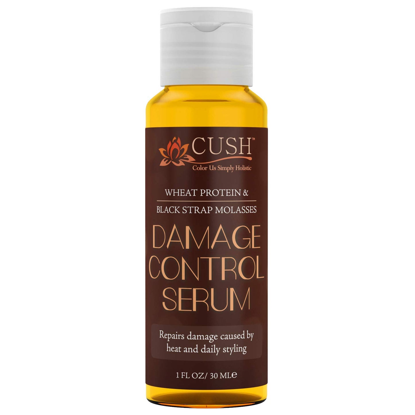 CUSH Cosmetics Wheat Protein & Black Strap Molasses Damage Control Serum Treatment (1 oz)