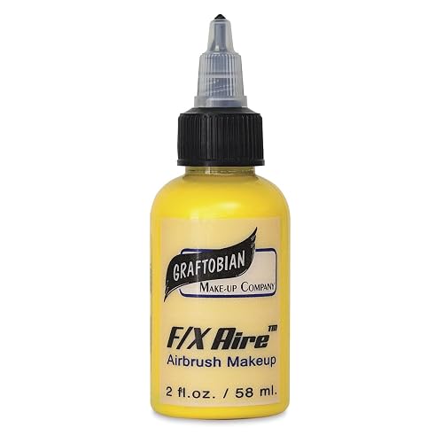 Graftobian F/X Aire Airbrush Make-Up - Neon Yellow 2oz