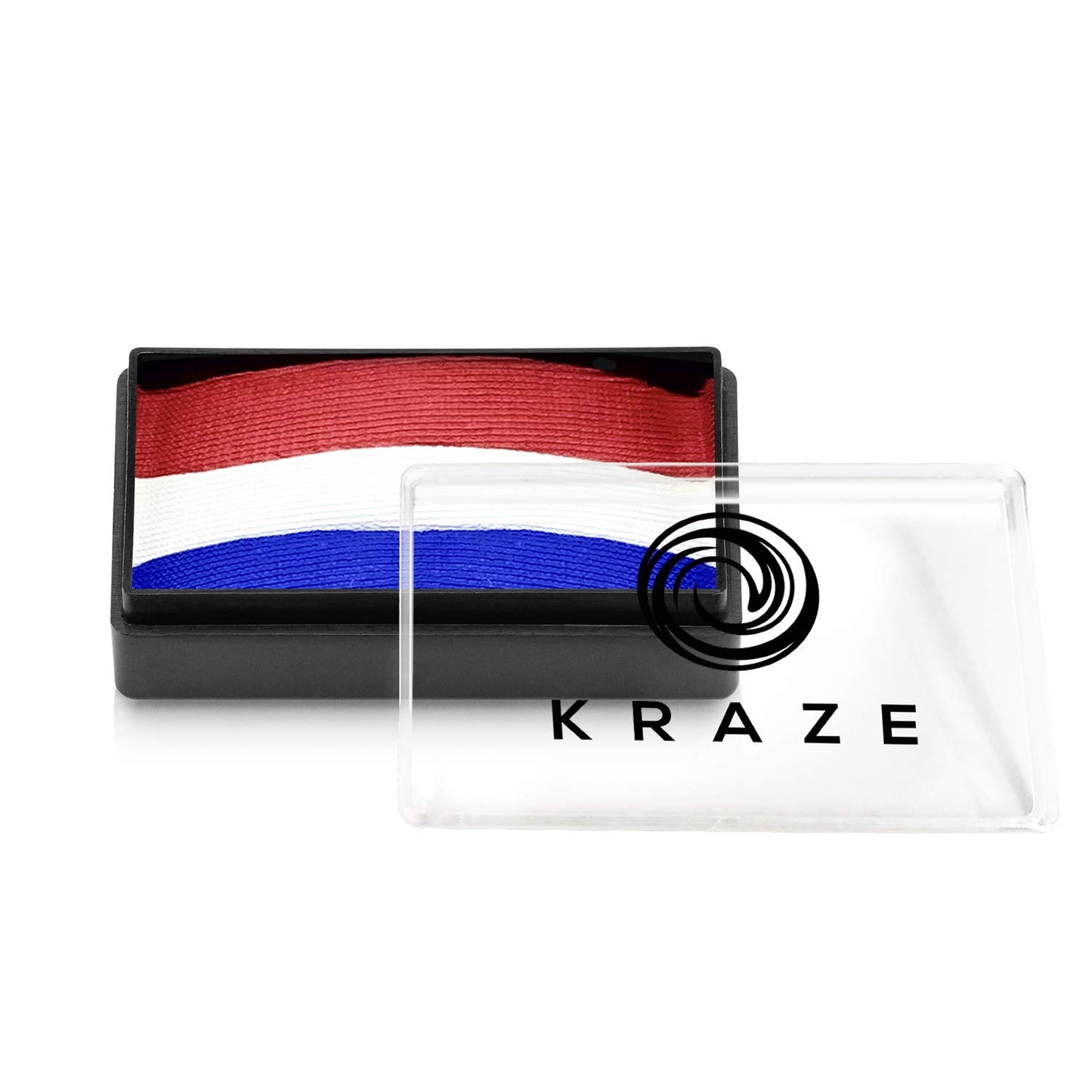 Kraze FX Dome Stroke - Anthem (25 gm), Professional 1-Stroke Split Cake, Hypoallergenic, Non-Toxic, Water Activated Face & Body Painting Makeup