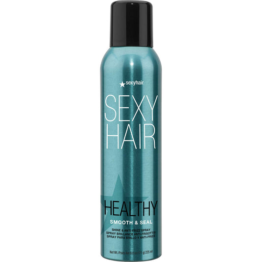 SexyHair Healthy Smooth and Seal Shine and Anti-Frizz Spray, 6 Oz | Smooths Cuticle | Adds Shine and Reduces Frizz | All Hair Types