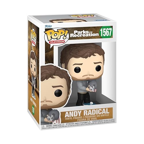 Funko POP! TV: Parks & Recreation 15th Anniversary - Andy Radical - Collectable Vinyl Figure - Gift Idea - Official Merchandise - for Kids & Adults…