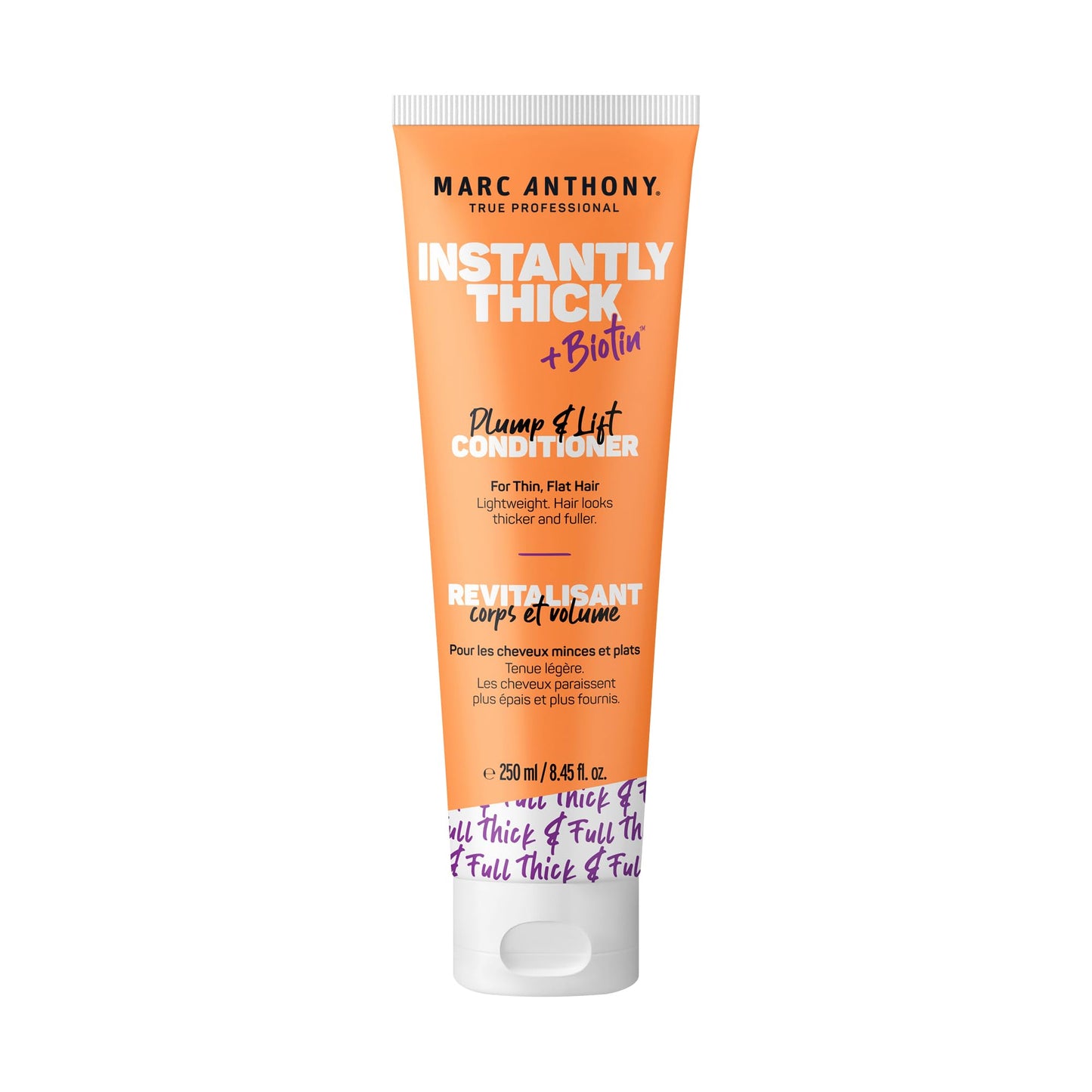 Marc Anthony Instantly Thick Biotin Conditioner, 8.45 oz - Volumizing & Moisturizing Hair Product for Thin, Flat or Dry Hair - Paraben-free