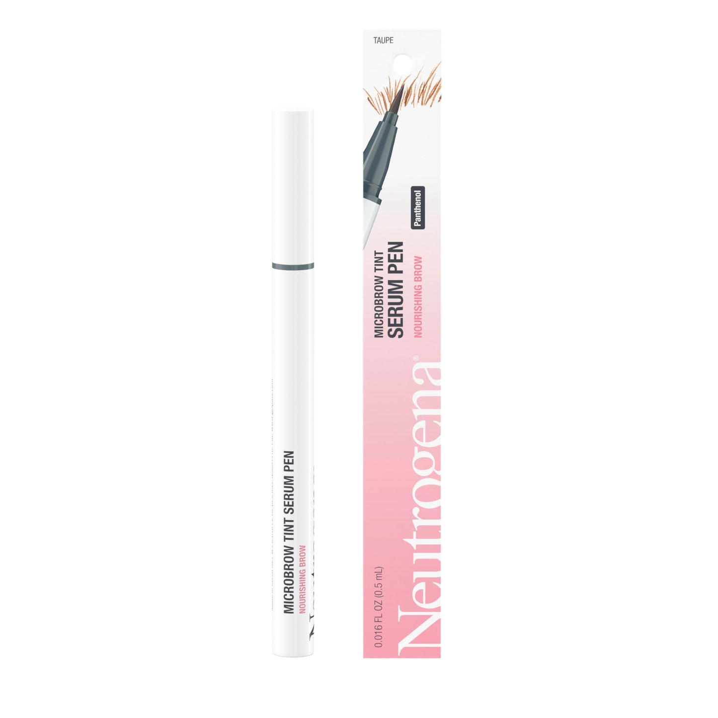 Neutrogena Microbrow Tint Serum Pen, Precision Tipped Tinted Eyebrow Pen with Panthenol to Nourish & Condition Brows, Helps Create Fuller