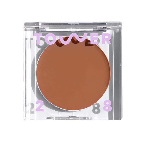 Tower 28 Sculptino Cream Contour - Foolproof Cream Bronzer Contour - Natural Face Sculpting Matte Bronzer Balm - Vegan, Everyday Face Makeup