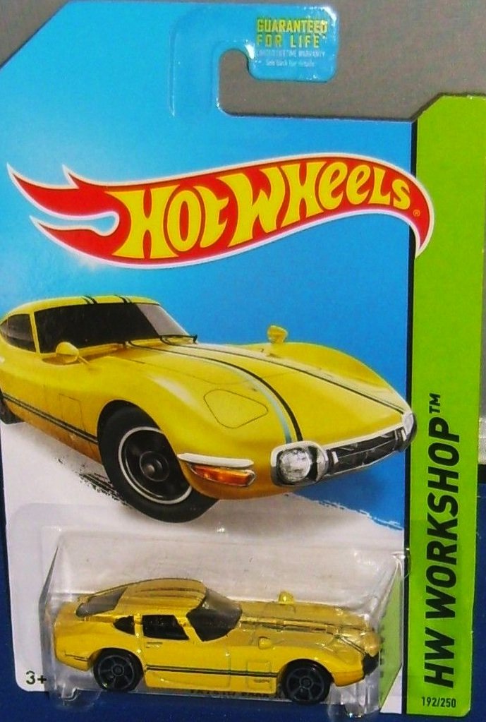 Hot Wheels Toyota 2000 GT #192~ New Yellow~ HW Workshop
