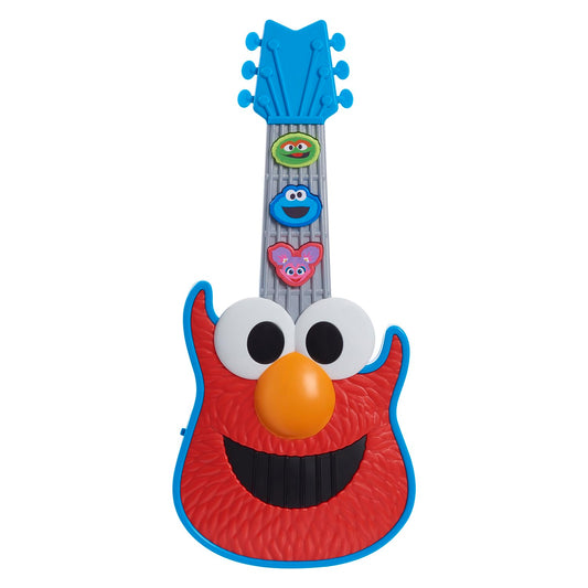Sesame Street Rock with Elmo Guitar, Dress Up and Pretend Play, Lights and Sounds Preschool Musical Toy, Kids Toys for Ages 2 Up by Just Play
