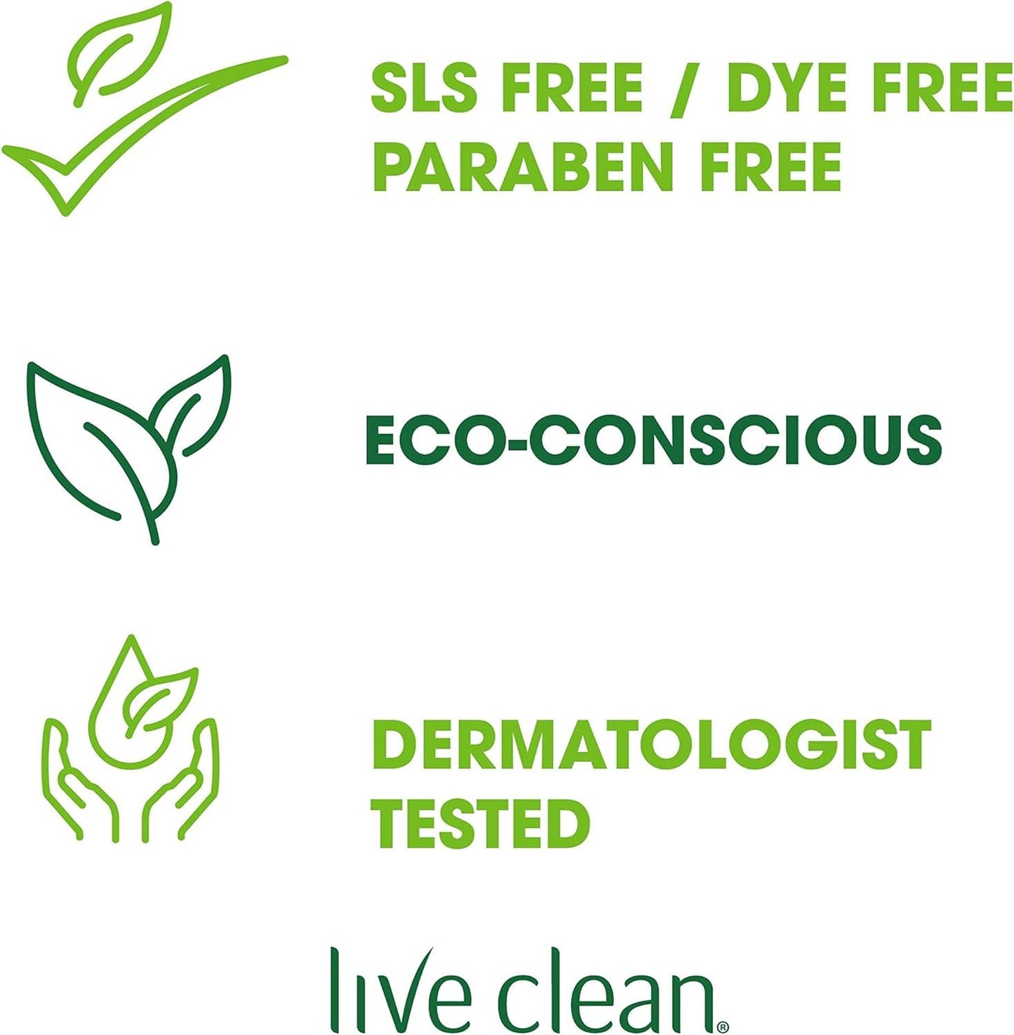 Live Clean Exotic Nectar Restorative Shampoo and Conditioner with Argan, Grape Seed, and Olive Oils, 12 oz each