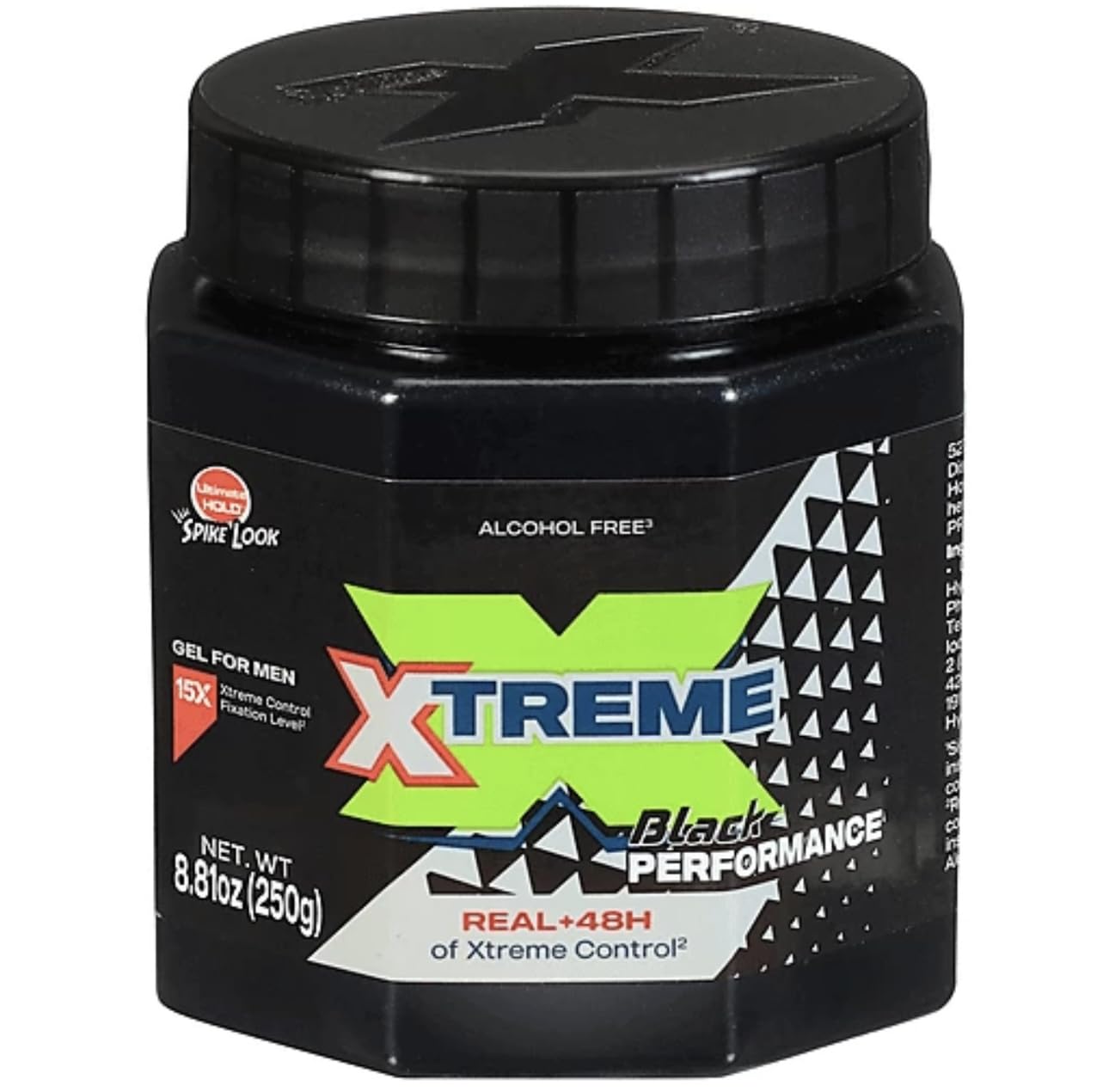 Wet Line Xtreme Reaction Black Ultimate Hold Gel, 8.8 Ounce - SET OF 2