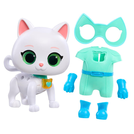 Just Play Disney Junior SuperKitties Cat-Tastic Transforming Bitsy, Kids Toys for Ages 3 Up