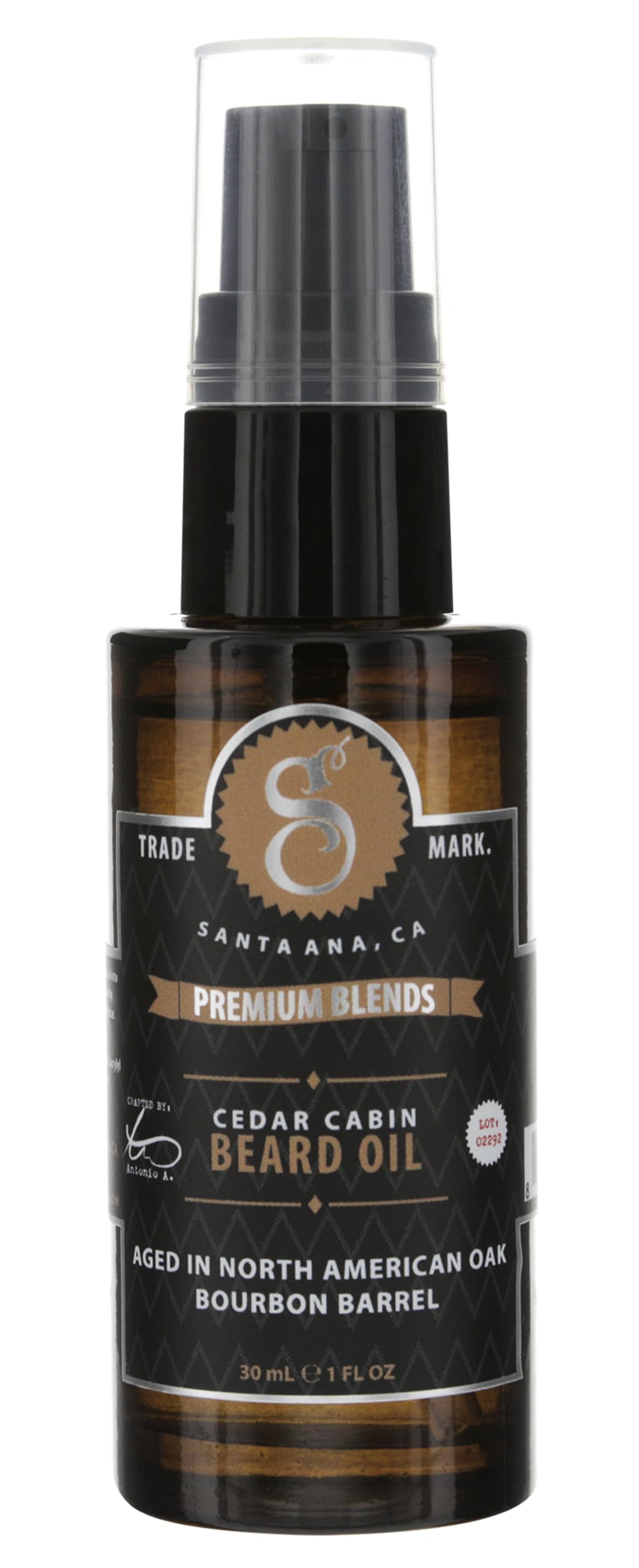 Suavecito Premium Blends Beard Oil - Leave-In Beard Conditioner For Softening Hair, Hydrating Skin, Eliminating Beard Dandruff, Healthy Beard Growth