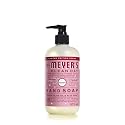 Mrs. Meyer's Clean Day Liquid Hand Soap, Hand Wash Made with Essential Oils, Peppermint Scent, 370 ml Soap Pump Bottle