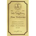Sandalwood Bath Soap 200g soap bar by Taylor of Old Bond Street