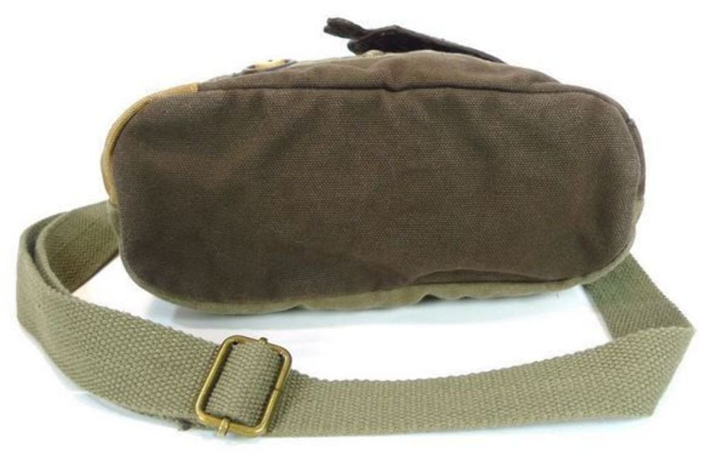 CHALA Handbag Patch Crossbody Canvas with Bird Key fob (Sand Owl)