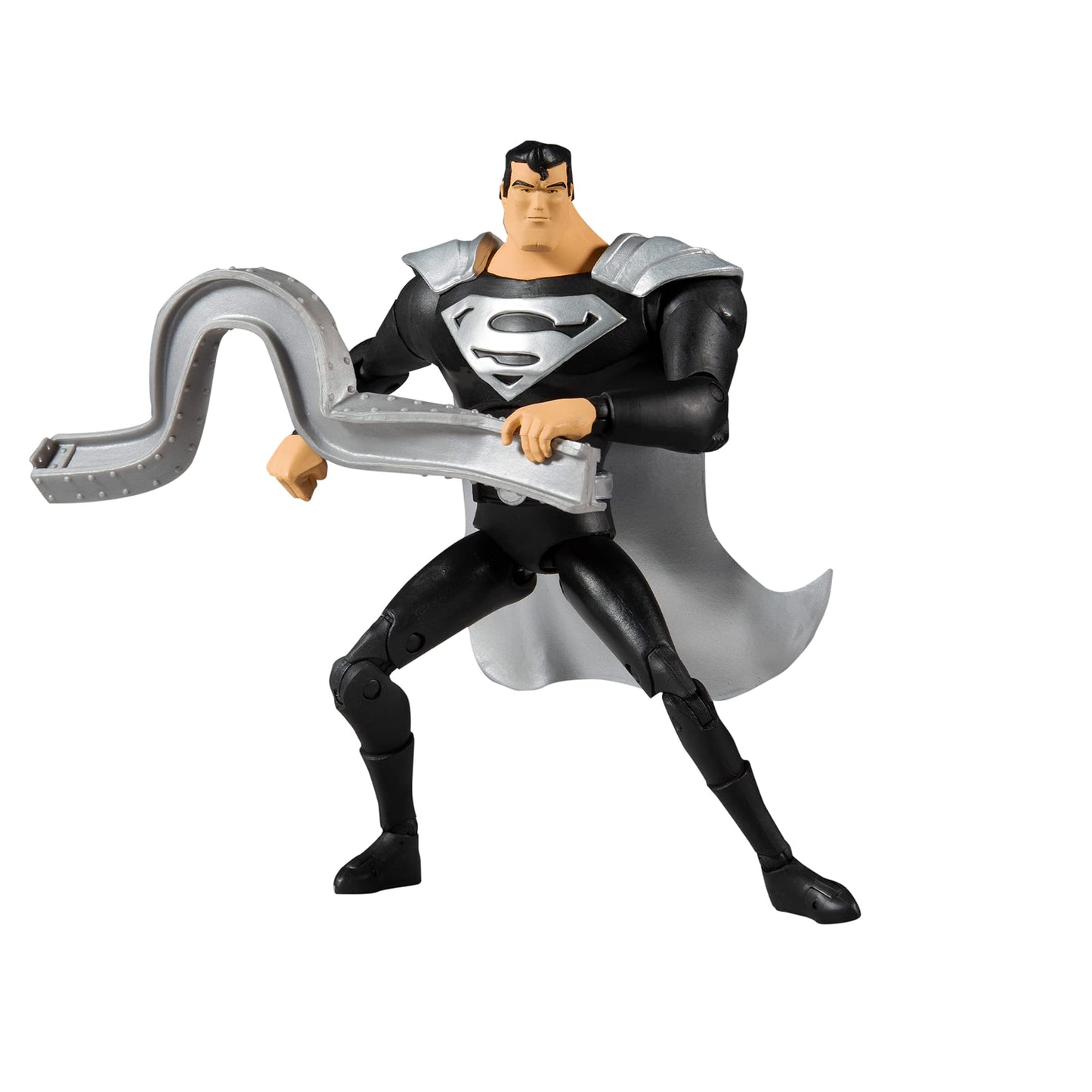 McFarlane Toys DC Multiverse Superman Black Suit Variant (Superman: The Animated Series) 7" Action Figure with Accessories