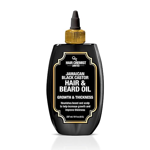 Hair Chemist Growth & Thickness Jamaican Black Castor Hair & Beard Oil 8 oz.