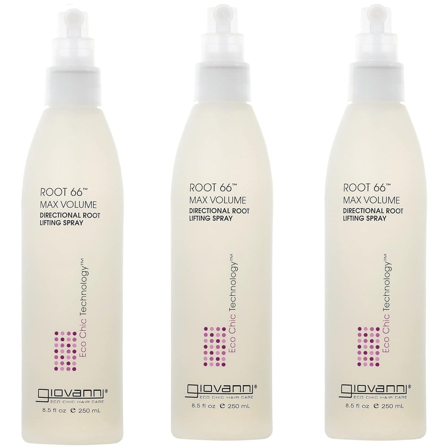 GIOVANNI Root 66 Max Volume Directional Hair Root Lifting Spray - Lifting Spray for Thin & Fine Hair, Lifts Hair to New Heights, Root Lifter & Hair