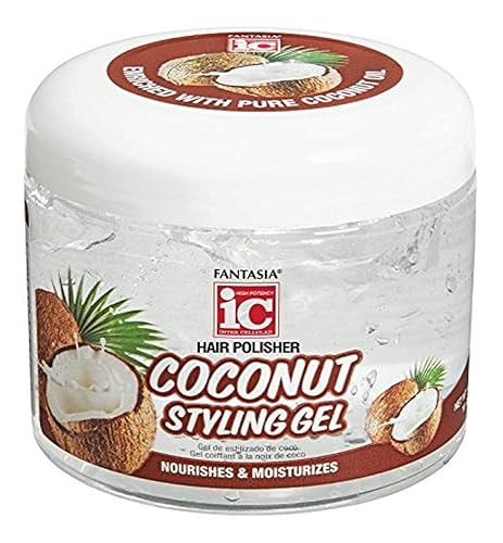 Fantasia Gel Coconut Styling Gel, 16 Ounce (IC3310)