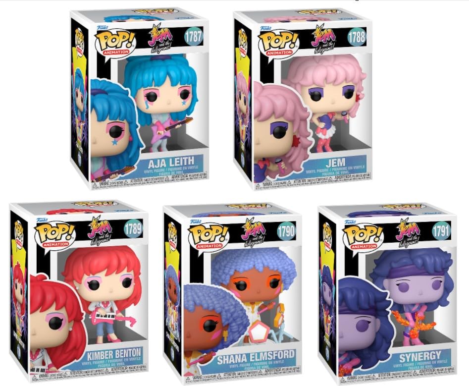 Funko Jem and The Holograms Series 2 Pop! Set (5)