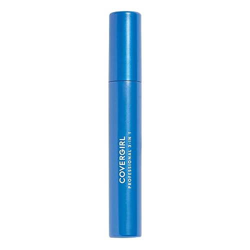 COVERGIRL Professional All-in-One Curved Brush Mascara, Black 205, 0.3 fl oz (9 ml) (Packaging may vary)