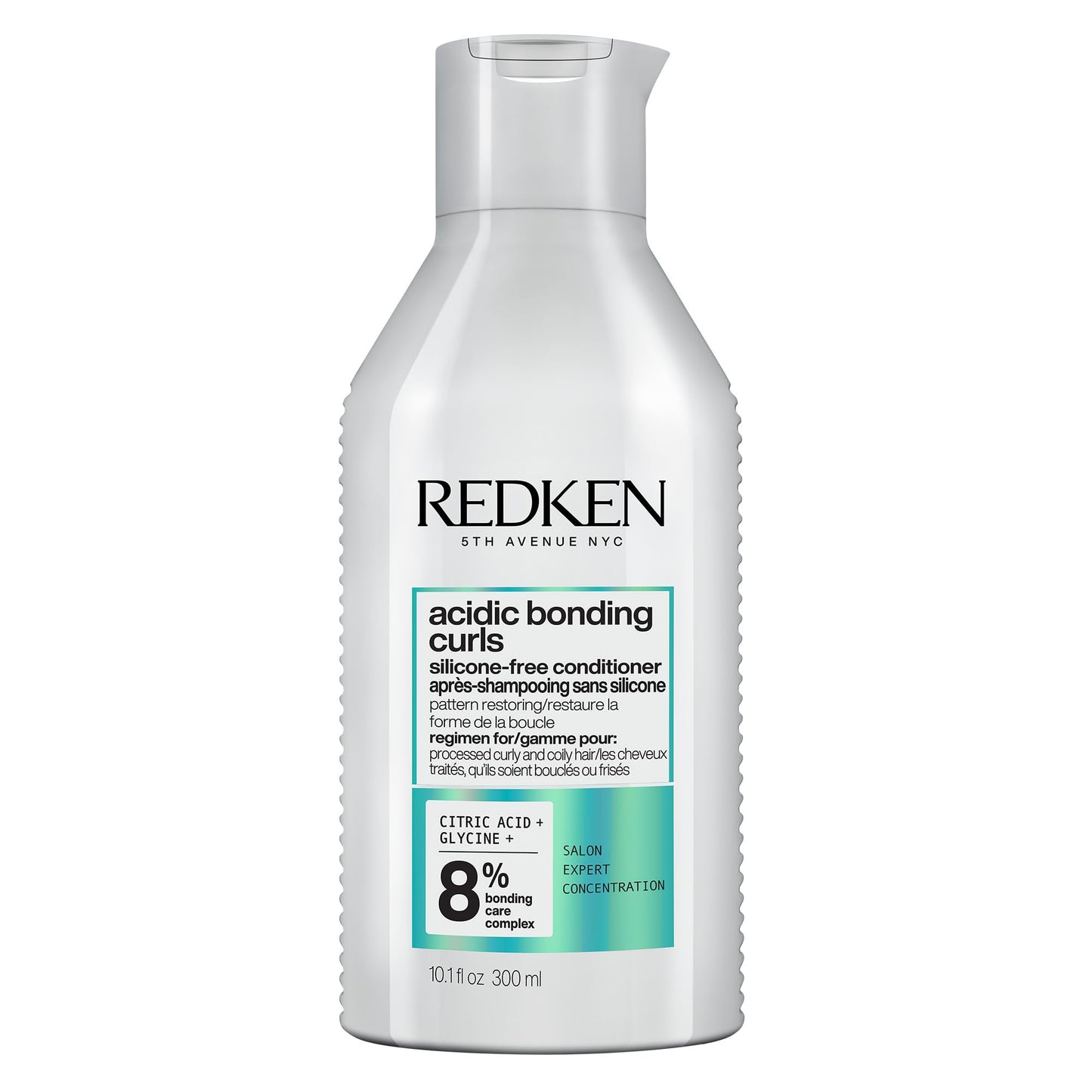 Redken Acidic Bonding Curls Silicone-Free Conditioner | For Coily and Curly Hair | Build Bonds and Repair Curl Strength | With Curl-Bond Technology