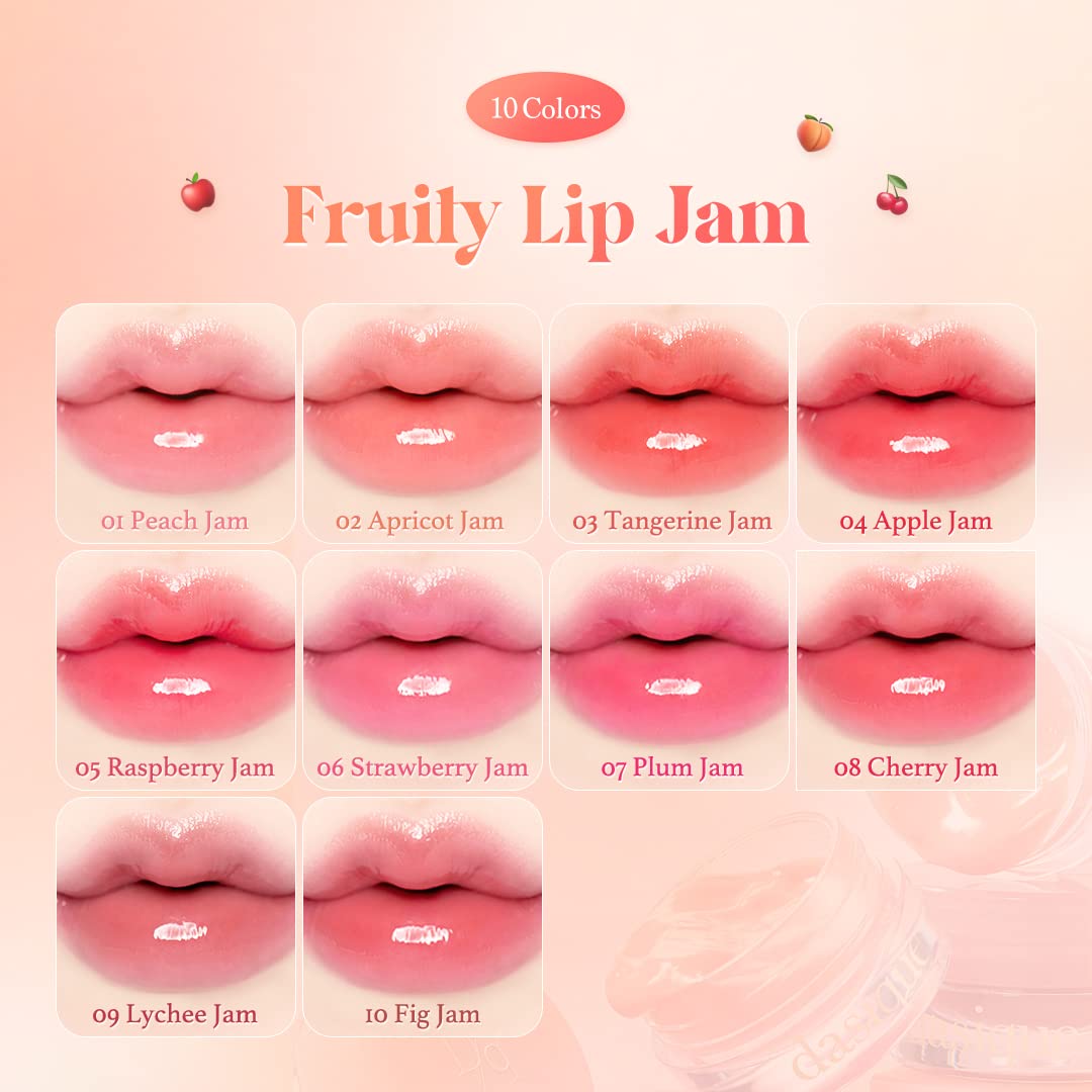 dasique Fruity Lip Jam #03 Tangerine Jam - K-beauty - High-shine finish - Moisturizing - Vegan, Cruelty Free - Lip Balm - stocking stuffers Beauty and Personal Care dasique