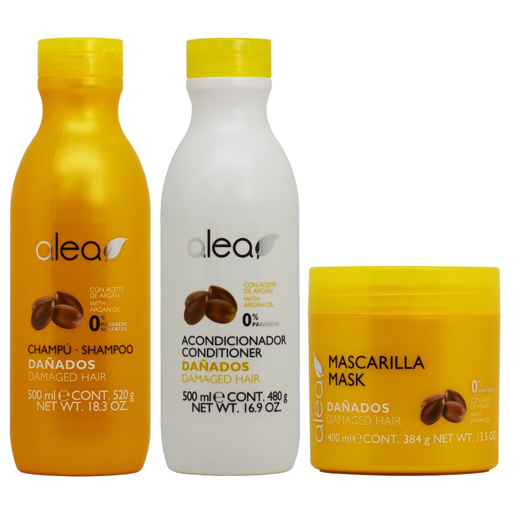 Alea Damaged Hair with Argan Oil Shampoo + Conditioner + Mask"Set"