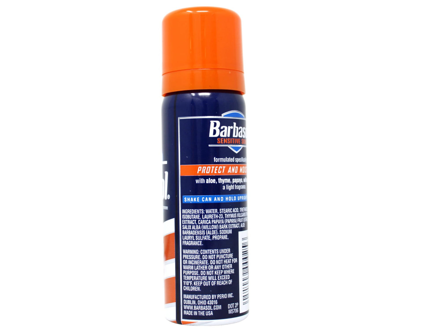 Barbasol Shaving Cream Sensitive Skin (Pack of 4)