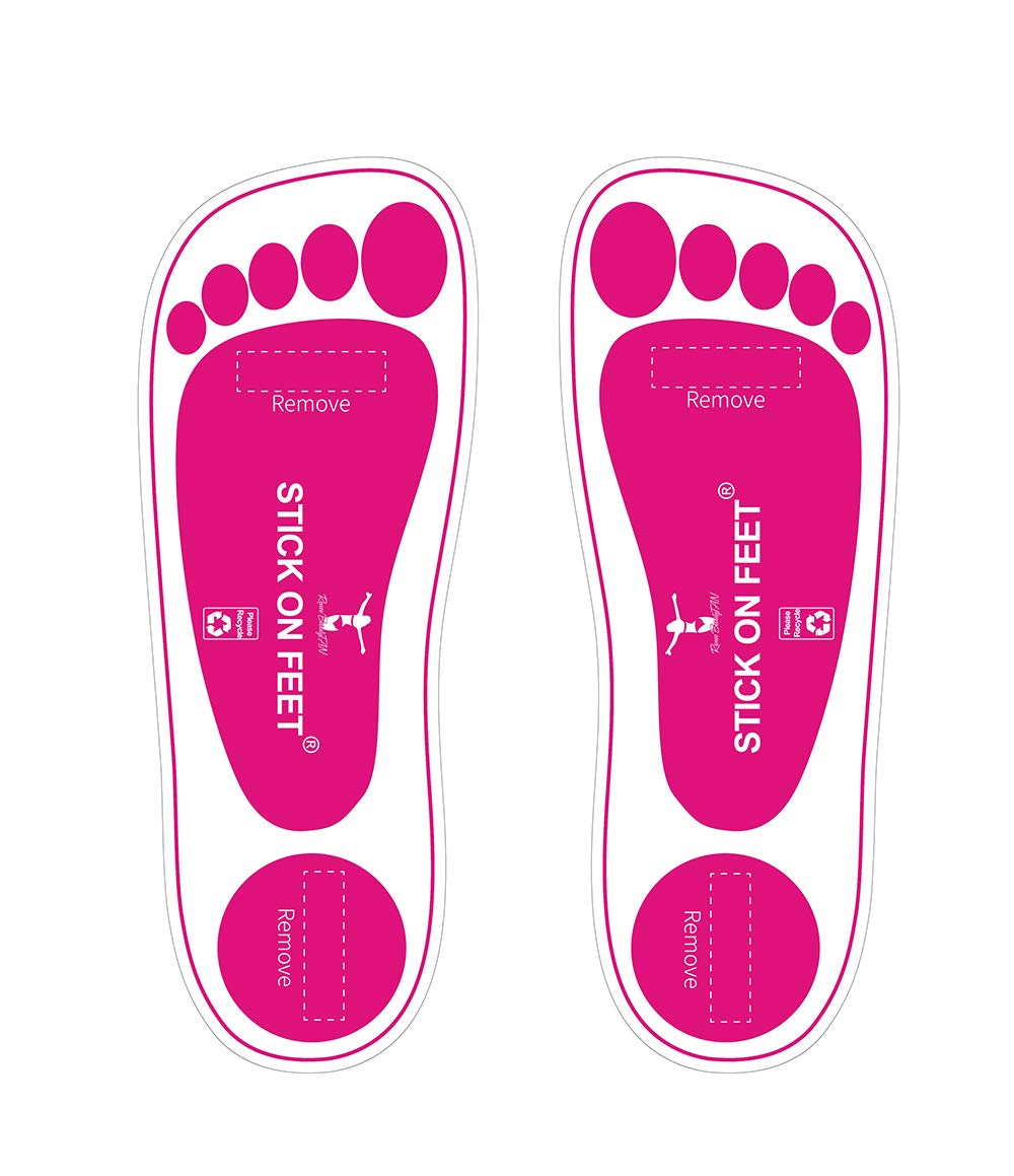 STICKONFEET Premium Feet Pads for Spray Tanning - Disposable Spray Tan Feet Pads - Hygienic and Easy-to-Use Foot Protectors Designed for Salons