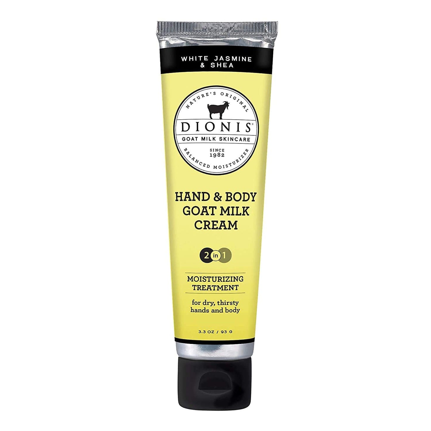 Dionis - Goat Milk Skincare White Jasmine & Shea Scented Hand & Body Cream (3.3 oz) - Made in the USA - Cruelty-free and Paraben-free Beauty & Personal Care Dionis