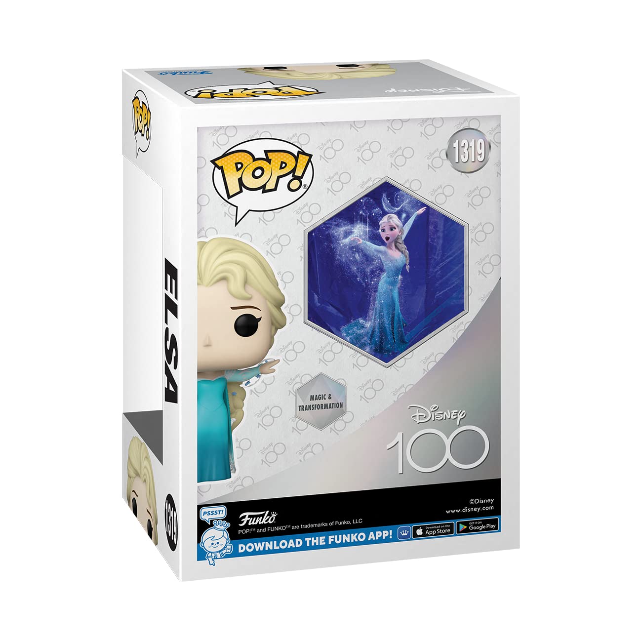 Funko POP! Disney: Disney 100 - Elsa - Collectable Vinyl Figure - Gift Idea - Official Merchandise - for Kids & Adults - Movies Fans - Model Figure…