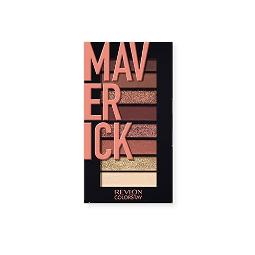 Revlon Eyeshadow Palette, ColorStay Looks Book Eye Makeup, Highly Pigmented in Blendable Matte & Metallic Finishes, 930 Maverick, 0.21 Oz