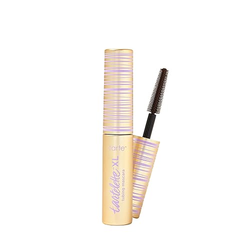 tarte tartelette XL tubing mascara - Lash Extensions in a Tube with Peptide, Extra-Bold Buildable Length & Volume, Smudge-Proof Longwear