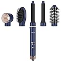 IG INGLAM MegaAIR Styler, 5 in-1 Professional Interchange Hair Dryer Brush 110,000 RPM Brushless BLDC Motor Ionic Hot Air Styler Volumizing and Shape