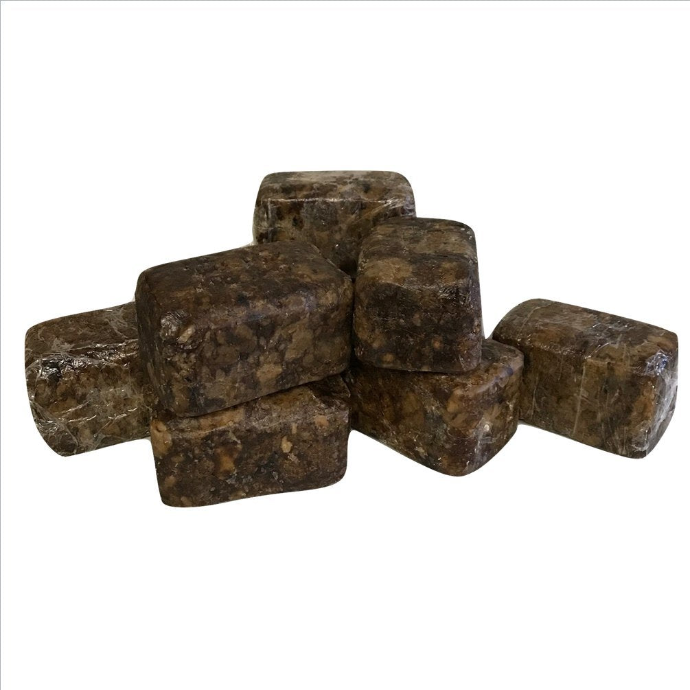 Raw African Black Soap From Ghana 10lb Brick