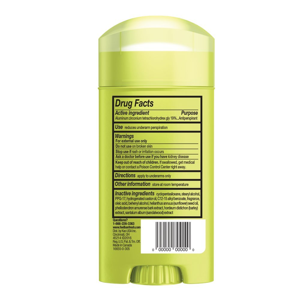 Ban Antiperspirant Deodorant Invisible Solid 2.6 oz (73 g) Beauty and Personal Care Ban