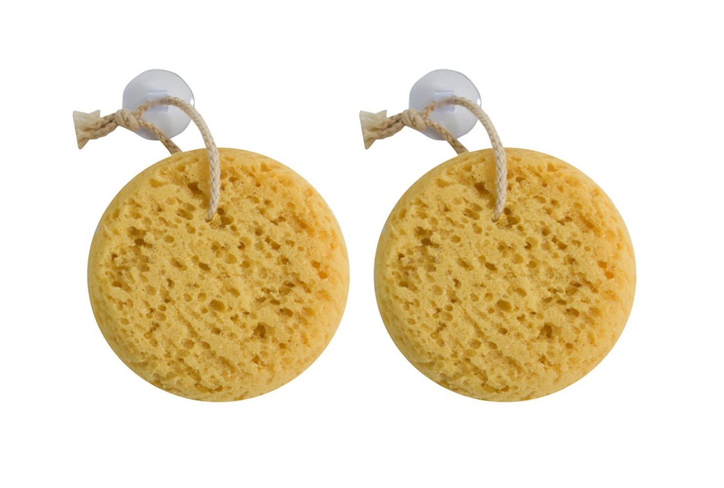 PARADISO Evriholder Sea Foam Body Sponge for Scrubbing and Exfoliating, Set of 2, Large Srubbing Loofah for A Relaxing Shower or Bath