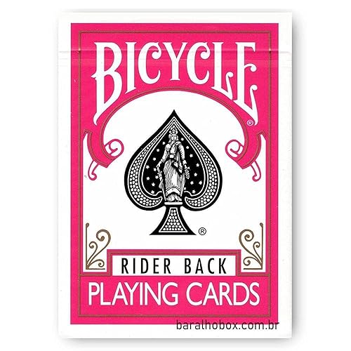 Bicycle Rider Back Fuchsia Deck