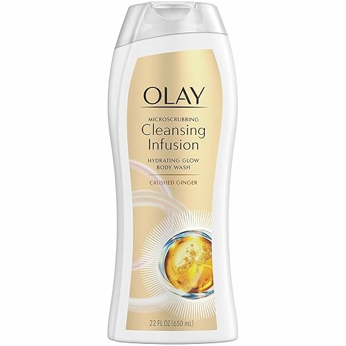 Olay Microscrubbing Cleansing Infusion Body Wash, Crushed Ginger, 22 oz