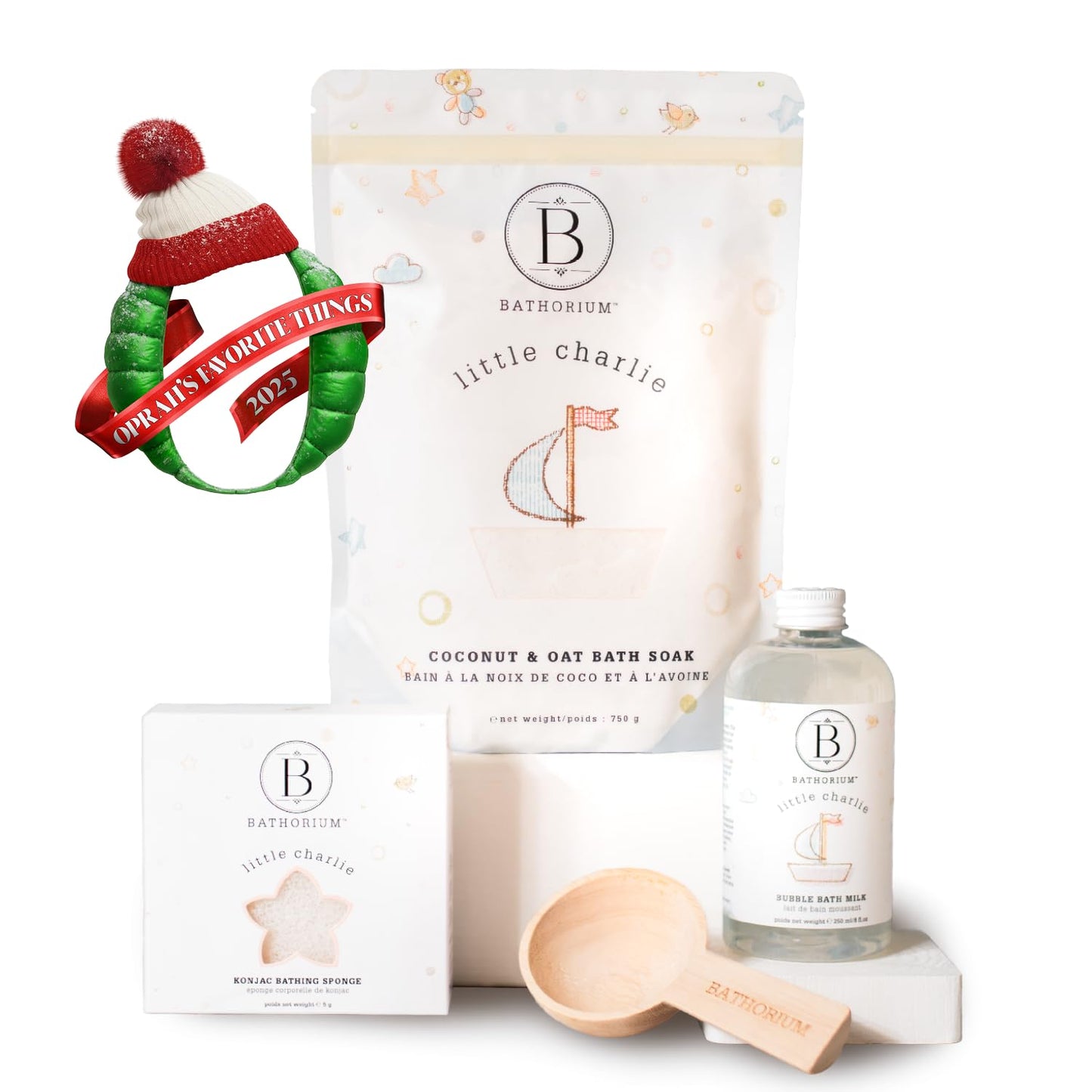 Bathorium Little Charlie Bubble Bath Milk, Gentle & Nourishing for Babies, Enriched with Coconut Milk & Oatmeal, Safe for Sensitive Skin, 8 fl.oz Beauty & Personal Care Bathorium