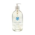 Provence Sante Natural Liquid Soap - Moisturizing Almond Oil Hand Soap with Fresh Linden Blossom Scent - Elegant Pump Dispenser for Kitchen & Bath