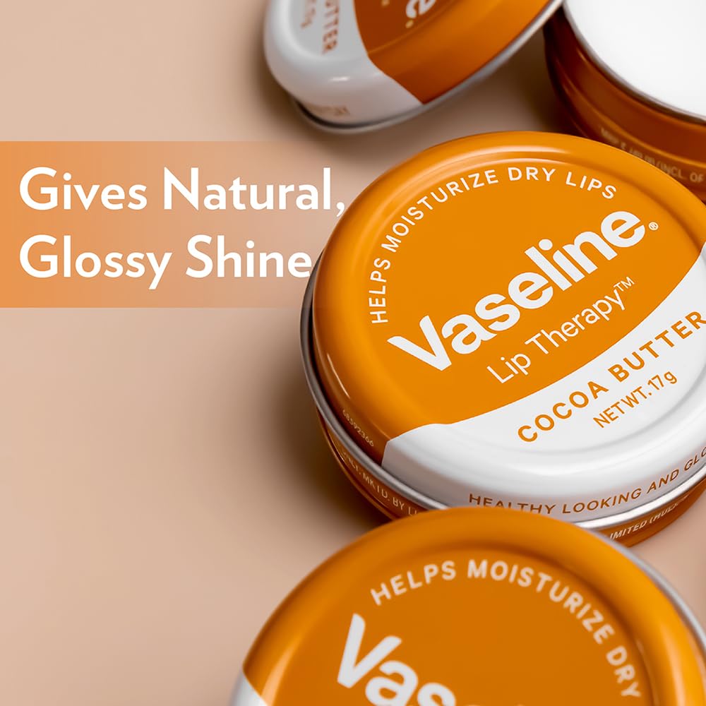 Vaseline Lip Tins Cocoa Butter, 17g Beauty and Personal Care Vaseline