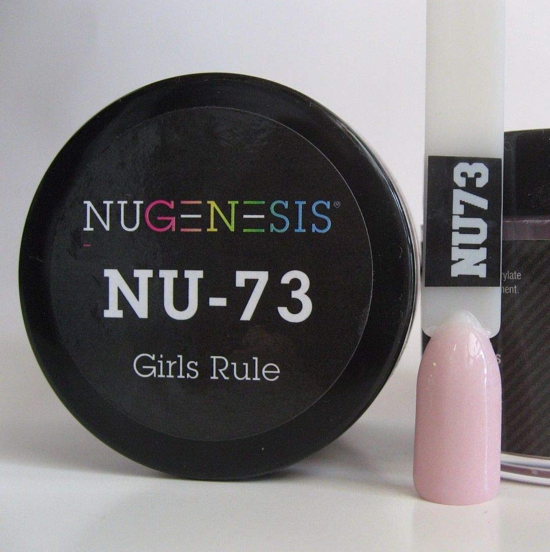 NuGenesis Nail Dipping Powder Color 1.5oz/43g Jar - (NU73 Girls Rule) Beauty & Personal Care Nugenesis